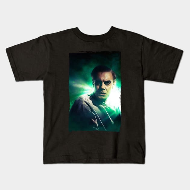 Colin Clive as Victor Frankenstein Kids T-Shirt by UnlovelyFrankenstein